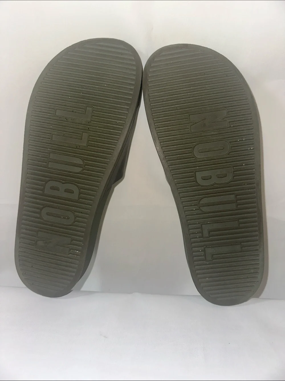 NOBULL Black & Olive Slides Men’s 12 Athletic Sport Slides